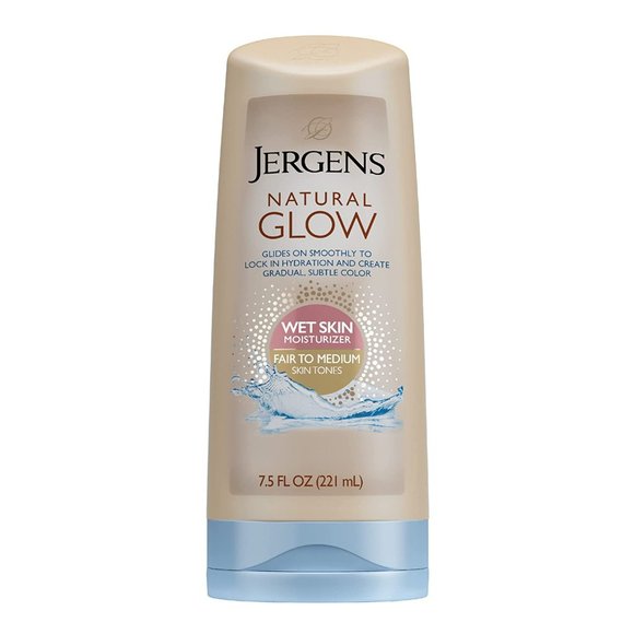 Jergens Natural Glow In-shower Lotion, Self Tanner for Fair to Medium Skin Tone, - Picture 1 of 7